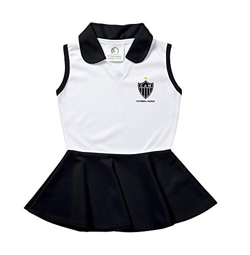 Vestido Bebê Atlético Mg Polo Oficial - Torcida Baby