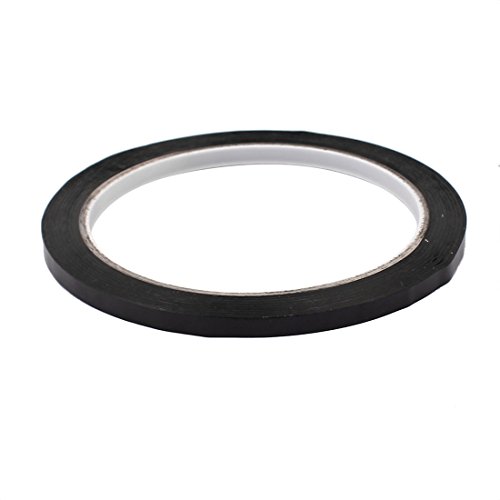 sourcing map 5mm Einseitig starke selbstklebende Folie Klebeband Mara-Klebeband 50M Länge schwarz DE de