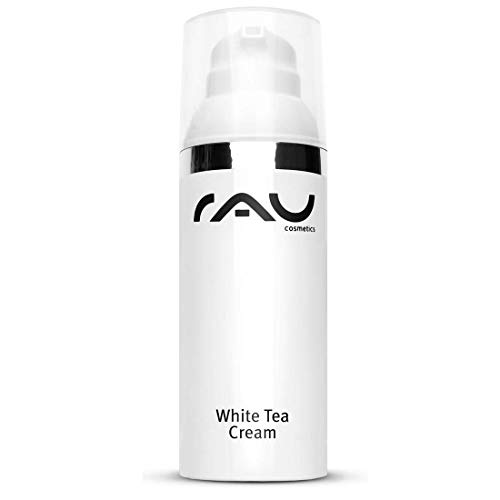 RAU White Tea Cream 50 ml - Vegan Gesichtscreme mit Anti-Aging Effekt für Trockene Haut