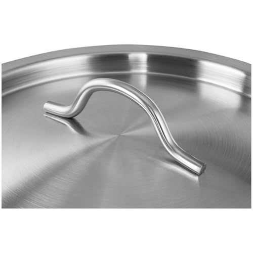 Royal Catering Induction Cooking Pot 59 l Ø 50 cm Bottom Thickness 5.8 mm 3-ply with Lid for All Stove Types, 20% Faster Cooking, 30% Energy Saving Stainless Steel Soup Pot - Image 5