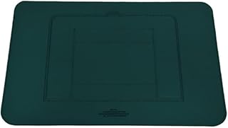 جراب بولي يوريثين رفيع بحامل قابل للطي ورأس مغناطيسي لماك بوك برو مقاس 15.4 بوصة من دبليو اي دبليو يو، لون أخضر غامق