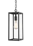 Bestshared Outdoor Pendant Lantern, Exterior Pendant Hanging Lights, Porch Pendant Lighting Fixture...
