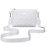 Bolsa tiracolo bolsa de mão, bolsa de mão chique para mulheres casual uso diário em compras, Branco-2, Medium, Chique