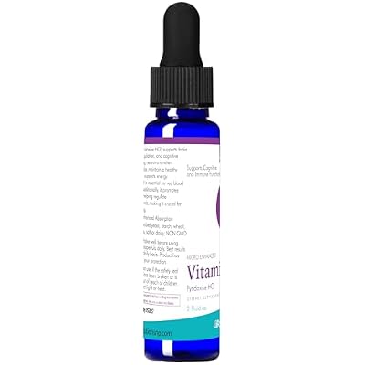 Life Solutions Vitamin B6 Pyridoxine HCI - B Vitamins Supplement, B6 Vitamins 25mg,- Essential B6 Supplement for Metabolism, Energy, and Nervous System Support 2oz Liquid Dropper