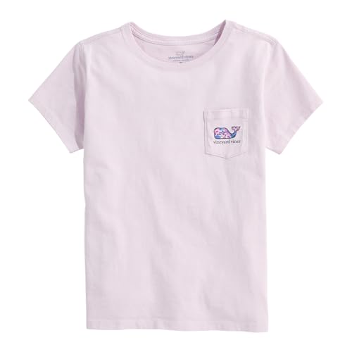 vineyard vines Girls' Helen Floral Whale Fill Short-Sleeve Pocket Tee2