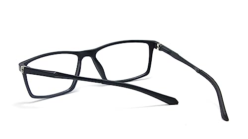 Armação De Óculos Lentes Sem Grau Retangular Jc-3103 (Preto)