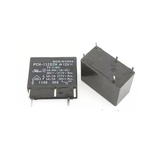Relais 5 broches PCH112D2H 12V 5A mini relais DCV12 inverseur
