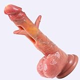 5 in 1 Adult Toy for Women Realistic Silicone Wand Thrusting Stimulation with Strong Suction Cup for Hands-Free Play Electric Adult Tools for Women Waterproof Pleasure Toys QW2010