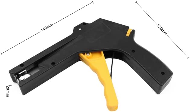 ZONADAH 2 in 1 Nylon Plastic Cable Fastening and Cutting Gun, Heavy Duty Cable Tie Gun for Nylon Ties Fastening and Cutting Tool - Image 3