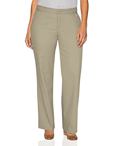 Dickies Women's Plus-Size Relaxed Straight Stretch Twill Pant, Desert Sand, 16W #TOP20