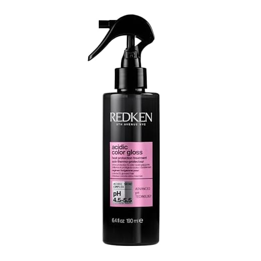 Redken, Tratamiento sin aclarado Termoprotector & Protector del Color, Para cabellos teñidos, Fórmula con PH ácido, Acidic Color Gloss, 190 ml