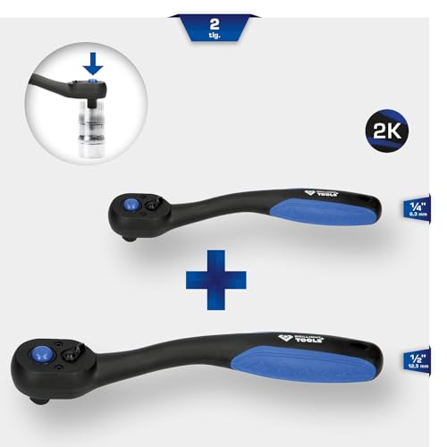 Juego de Carraca Reversible Fino 2 Piezas BRILLIANT TOOLS miniatura 2