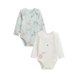 Coton Petit Béguin - Lot de 2 Bodies bébé Manches Longues Dina