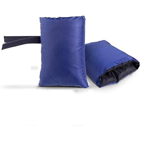 ZIOYCKL 2PCS Outdoor Water Faucet Cover Protector, Garden Faucet Cover Socks for Winter Freeze Protection, Reusable Waterproof Insulated Spigot Cover Polyester Oxford Waterproof Tap Cover (Blue) Cover