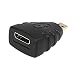 HDE Mini HDMI Female to Micro HDMI Male Adapter Perfect for Smartphone to HDTV Sync