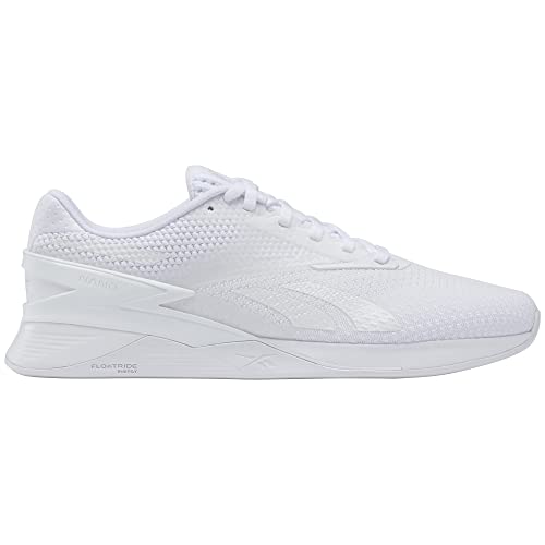 Reebok Tenis Nano X3 Unisex Para Adultos, Blanco Gris Frío, 9 Women 7.5 Men