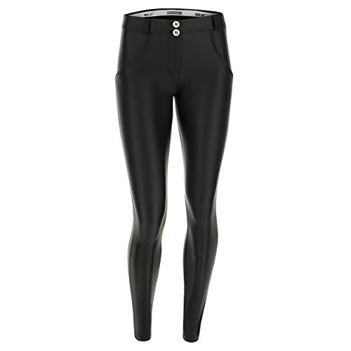 FREDDY WR.UP Faux Leather Butt Lifting Jeans for Women - Mid Rise