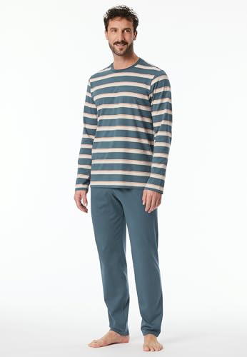 Schiesser pyjama long en coton de qualité supérieure pour homme