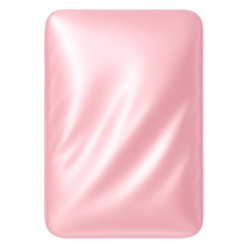 Image of Satin Bassinet Sheet, Great for Baby Hair, Soft Silk Feeling Sheet for Rectangle Cradle Bassinet Mattress Pad, for Girls Gift Newborn and Infant(Pink)