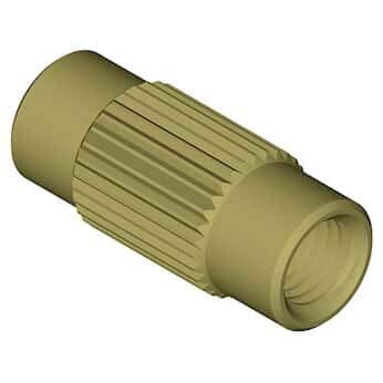 Diba Threaded Adapter, 1/4 (in)-28 UNF(F) Flat Bottom to 10-32 Flat Bottom: 1/ea