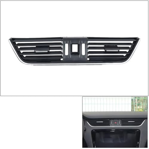 Grille ventilation Skoda Octavia couvercle panneau sortie aération climatisation centrale LHD - 2