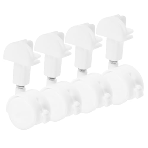 Hemobllo 4 pièces Roues Pivotantes pour Cage Animaux avec Frein Jeu de Roulettes Blanches pour Meubles et Tapis Facile