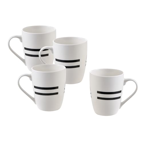 UNITED COLORS OF BENETTON. Black &b White | Tassen aus Porzellan | 4...