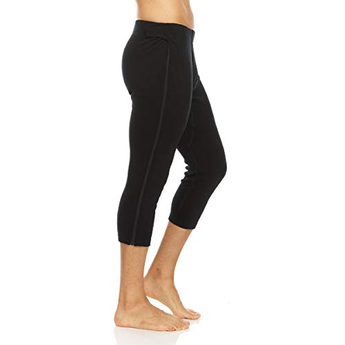 100% Merino Wool Zip Off Base Layer 3/4 Bottoms - Mens Expedition Weight Thermal Underwear3