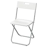 Ikea GUNDE - Silla plegable, color blanco