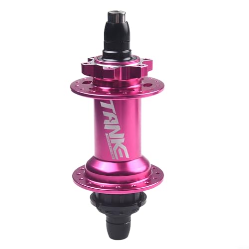Buje trasero de disco de una sola velocidad con 32 agujeros diseñado para un rendimiento óptimo en Dirt Jump Biking (naranja)