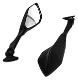 Conception; Design unique, parfait pour la plupart des motos. Le rétroviseur peut être placé à l'angle idéal pour s'adapter à votre position de conduite.