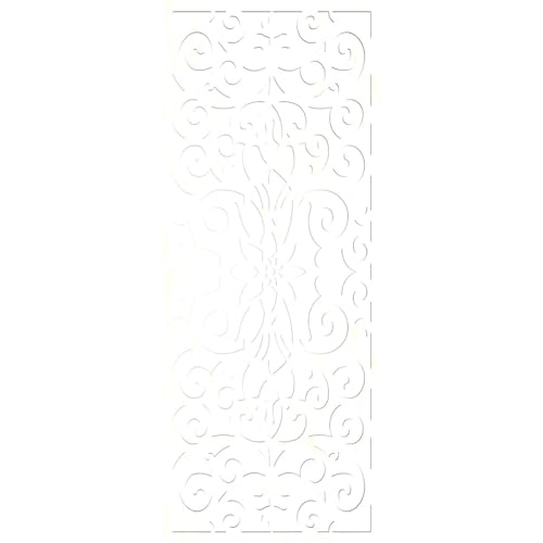 Image of Buel Decorative Pierced Fretwork Wood Wall Panels, 21 3 /8 inchW x 54 3 /8 inchH x 3 /8 inchT, Birch
