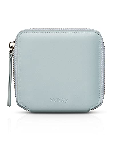 Women Leather Wallet RFID Blocking Bifold Slim Coin Purse Credit Card Holder with Zipper Pocket Case