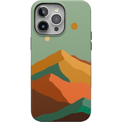 Casely iPhone 15 Pro Max Case | Endless Peaks | Colorblock Mountain | Bold Case | Compatible with MagSafe and Action Button Cover