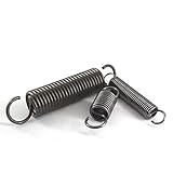 BLOYFIYA 5 stücke Verlängerungsfeder mit Haken 1mm / 1,2 mm Dicke Kleine Spannungsfedern 25-50mm Stahl Lange Verlängerungsfeder (Größe : 1.2x12x40mm)