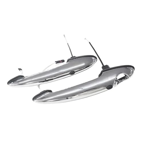 WBDMSZJQRT Poignée droite extérieure voiture Pour Mini Pour Cooper R55 R56 R57 R58 R59 51212752578 Poignée Extérieure Porte Avant Voiture Clé Intelligente Numéros Pièce(SilverPlated Right) – vue 2