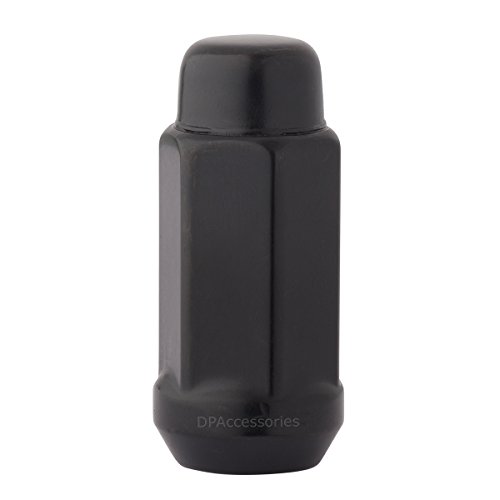 Dpaccessories 100 Black 14X2 Closed End Xl Bulge Acorn Lug Nuts For Aftermarket Wheels Lcb4B9He2Bk04100 #TOP5