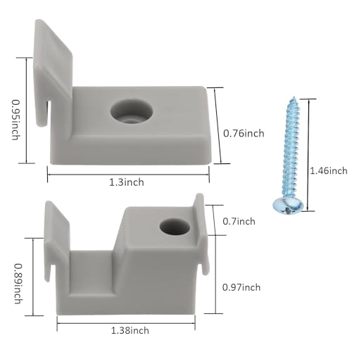 Parachoques para puerta de ducha anticolisión con reducción de ruido kit EAORBD 3