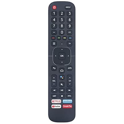 ERF2G60H Sub ERF2K60H ERF2A60 Replacement Voice Remote Fit for Hisense 4K ULED Android Smart TV (2020) 75H8G 65H8G 55H8G 50H8G 85H6570G 75H6570G 70H6570G 65H6570G 55H6570G 50H6570G 43H6570G
