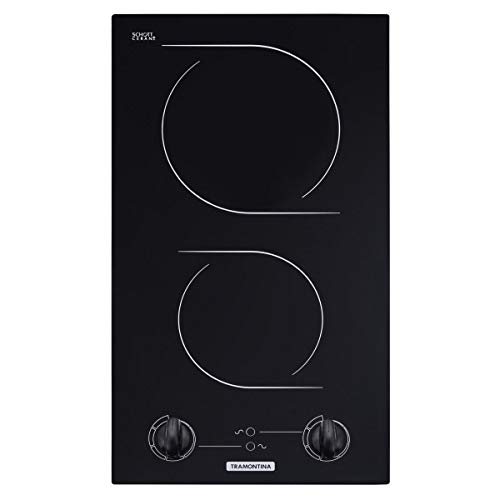 Cooktop Eletrico Domino 2ev 30 Tramontina Preto 220v