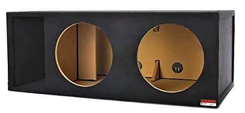 Atrend Digital Designs 15” Dual Vented SPL Subwoofer Enclosure - SPL-Tune Subwoofer Box Improves Audio Quality, Sound & Bass - Woofer Specific Enclosure Certified - Made in USA