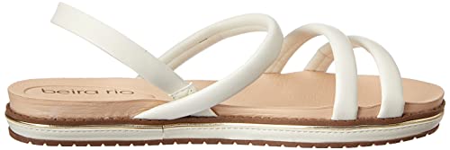 Tamanco Feminino Beira Rio Napa Turim Sem Salto Off White 37