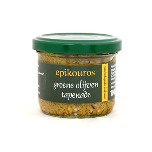 エピクロス 有機オリーブぺースト (グリーン) 100g ×2個 (オーガニック) (有機JAS認証品) (タプナード) - ミトク - 商品画像