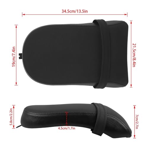 Cojín de asiento trasero para moto R18 ideal para rutas largas de fin de semana en pareja 3
