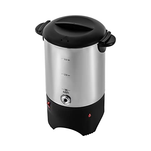 Cafetera eléctrica automática de acero inoxidable con 30 tazas 5.2 L miniatura 7