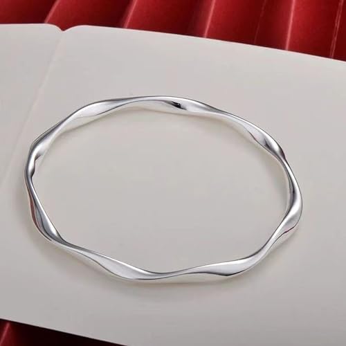 Image of 99.9% Pure Silver Kada (Bangle),Fixed Size| Gifts for Women and Girls | With Certificate of Authenticity and 99.9 Stamp