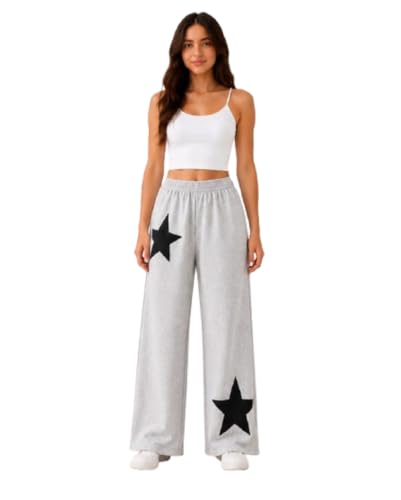 Image of Girls Wide Leg Casual Pant with Graphic Print Pack of 1