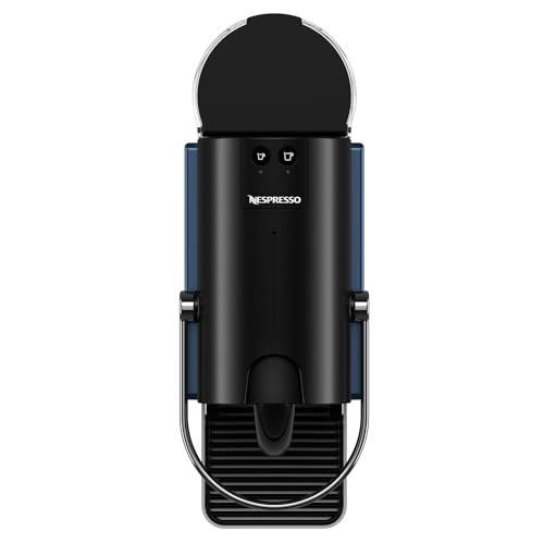Image of Nespresso Pixie De'Longhi Espresso Machine, Dark Blue