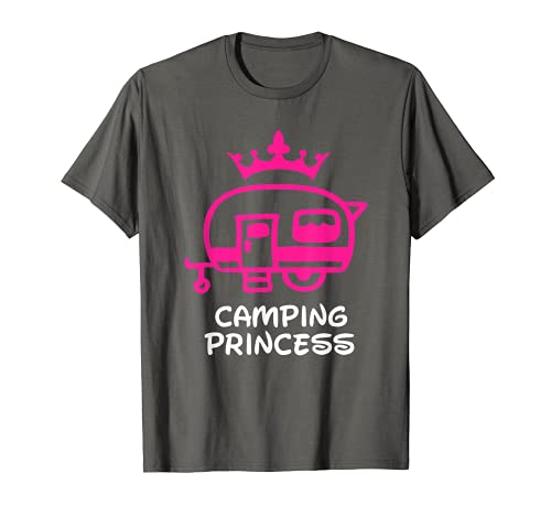 Camping Princess va Glamping Camiseta