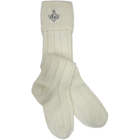 Chaussettes hautes W. Brewin - motif franc-maçonnique Cover